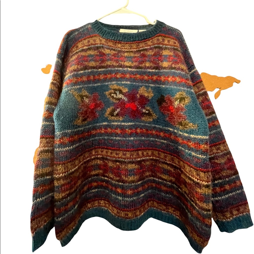 90s Vibe - Le Moda (Vintage) - Wool-Blend Sweater - Size XL